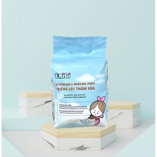 Miếng Lót Thấm Sữa Emibi Siêu Thấm - Gói 60 Miếng