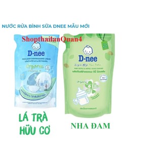 1TÚI - Nước Rửa Bình Sữa Dnee Organic túi 600ml hsd 2026