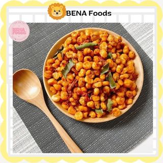 Ngô cay khô bò lá chanh, bắp sấy khô chiên giòn, snack ăn vặt tuổi thơ 500gr bena foods