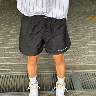 Quần Short Dù Nhăn Cao Trên Gối - KITJS