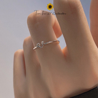 Nhẫn bạc Hearty Nhẫn bạc Tiệm bạc 21Centimeters