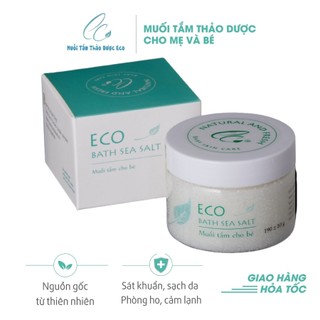 Muối tắm thảo dược Eco 200gr Lọ dùng thử