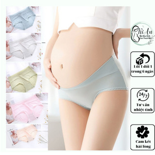Quần lót bầu Ki an 9090 cạp chéo thông hơi kháng khuẩn co giãn 4 chiều ko bai ko gião☘️quần chip bầu cạp chéo nâng mông
