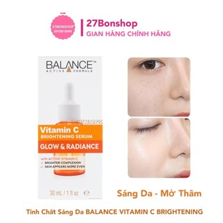 TINH CHẤT DƯỠNG SÁNG DA BALANCE VITAMIN C BRIGHTENING SERUM GLOW & RADIANCE 30ML