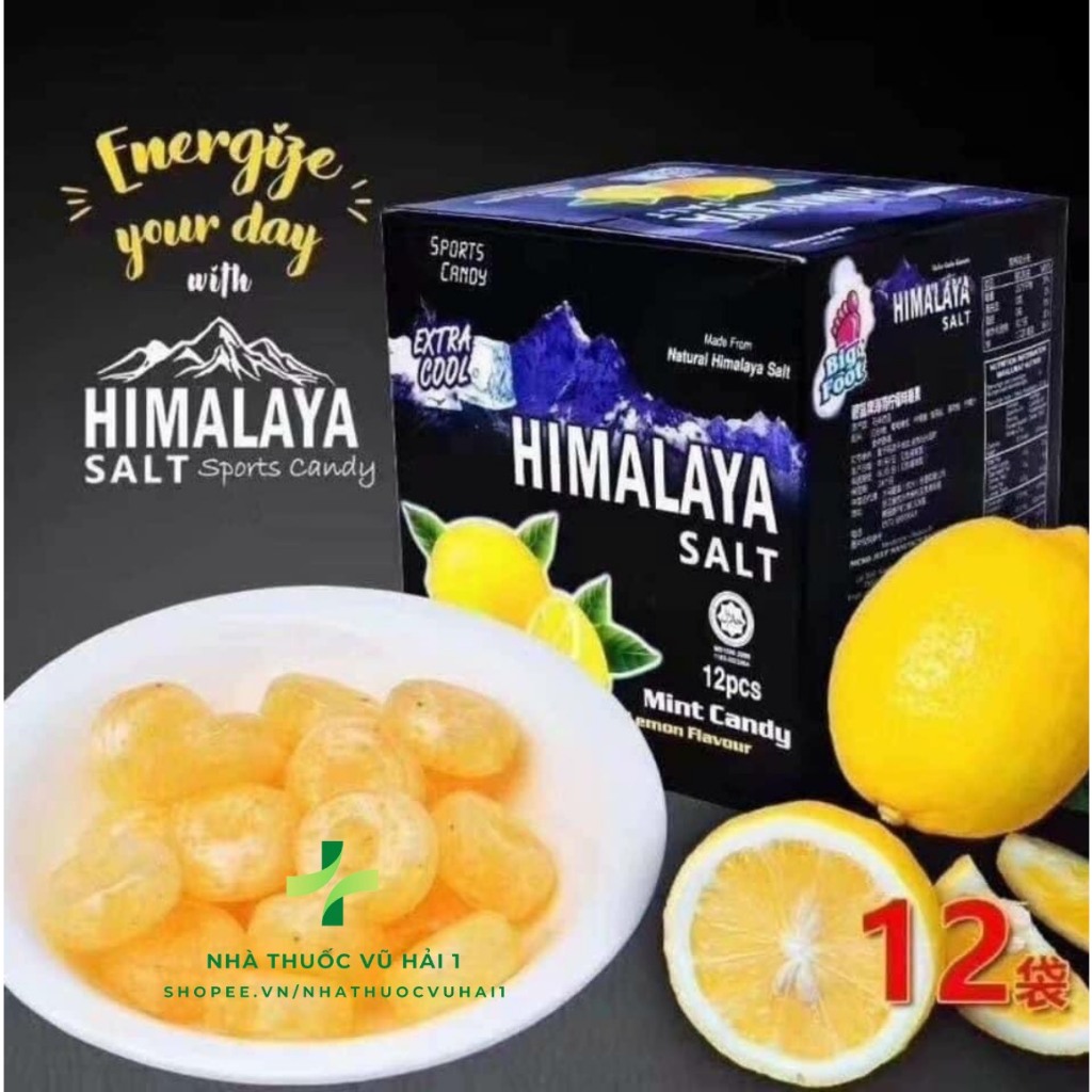 Kẹo Chanh Muối Himalaya hộp 12 gói