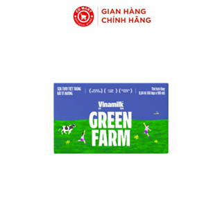 Thùng 48 Hộp Sữa Tươi Tiệt Trùng Vinamilk Green Farm Rất Ít Đường (110ml/ 180ml/ 1l) ko kèm quà date tháng 10/2025