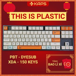 Keycap Plastic PBT profile XDA in dyesub 150 nút cho bàn phím cơ layout 108/104/98/87/84/75/68/64/61