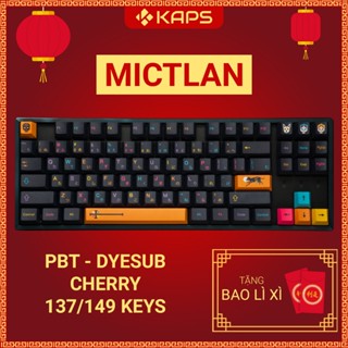 Keycap Mictlan | Nhựa PBT | Profile Cherry | In dyesub | 137/149 nút cho bàn phím cơ layout