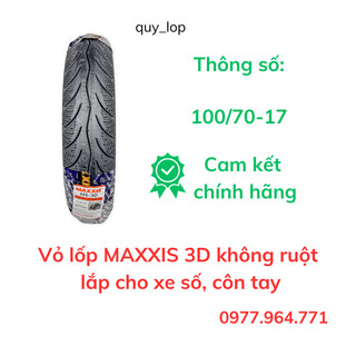 Vỏ lốp maxxis 100/70-17 lắp cho xe exciter 135 5 số, winner, exciter 150 hạ size