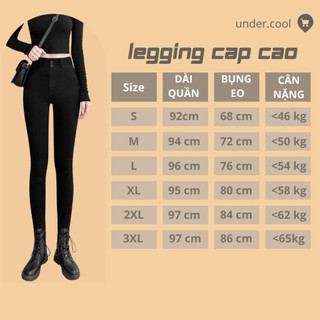 QUẦN LEEGING 2 KHUY -CẠP CAO- GEN BỤNG
