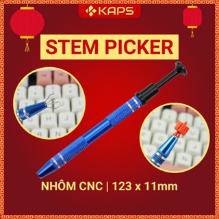 Bút gắp 4 chân kim loại CNC chất lượng cao - Dụng cụ gắp stem switch, keycap - hỗ trợ lube/mod