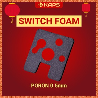 Combo 10 miếng đệm switch | Poron | 0.5mm | Switch Foam | Switch pad | Lube switch | Custom bàn phím