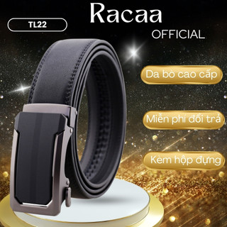 Thắt lưng nam da bò nhập khẩu đẹp thương hiệu - racaa official | thắt lưng tl22