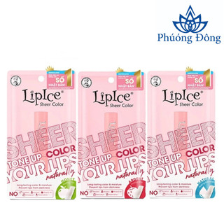 (Mẫu mới) Son dưỡng có màu tự nhiên Lipice Sheer Color 2.4g Chính hãng