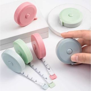 Thước dây tròn trơn màu cute 150cm