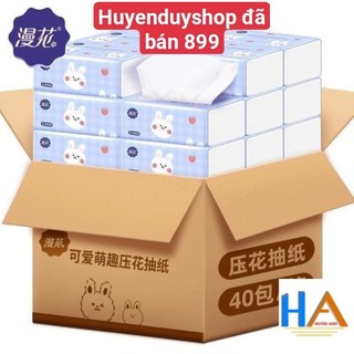 1 Gói giấy ăn thỏ trắng siêu dai siêu mịn