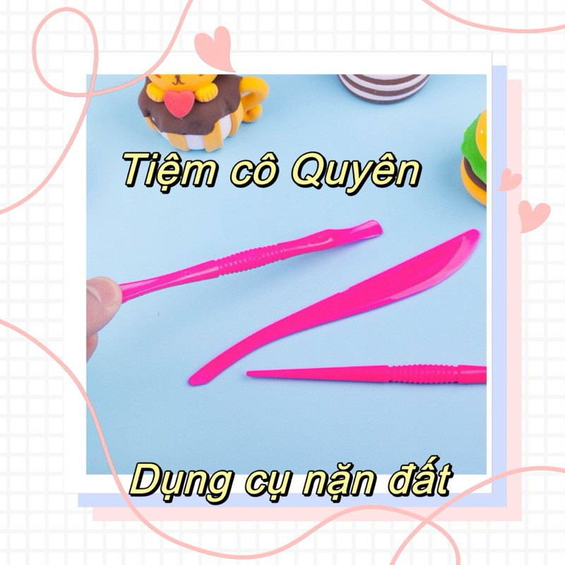 Bộ dụng cụ tập chơi đất sét