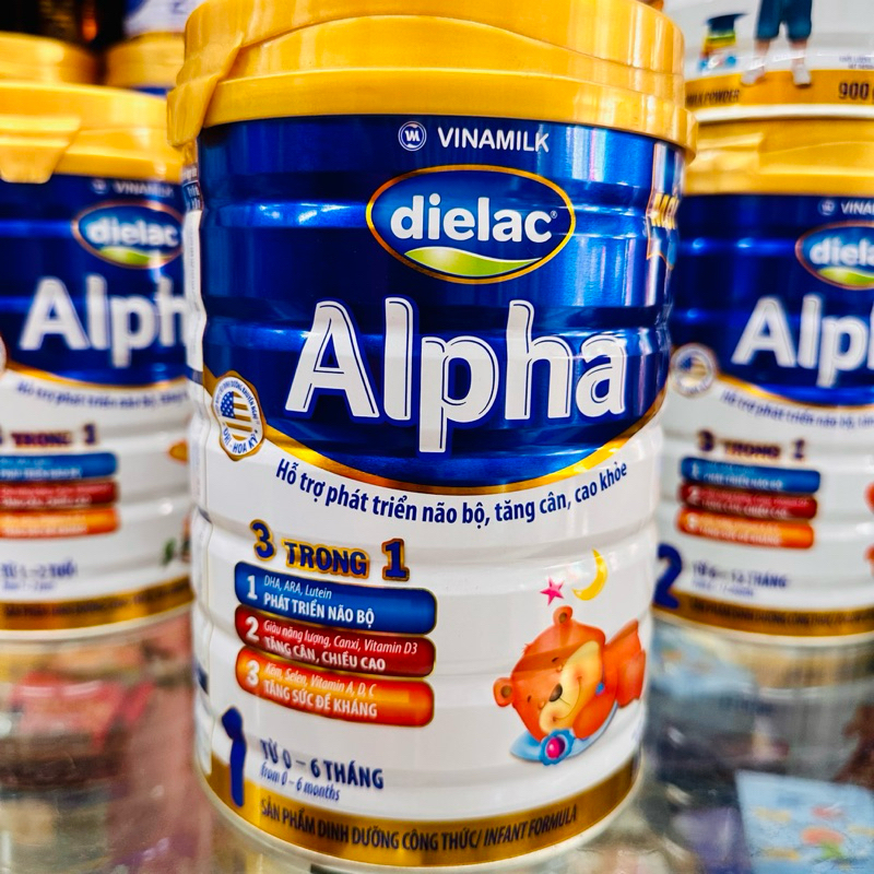 Sữa bột Dielac Alpha 1 HT 900g (0-6 tháng tuổi)