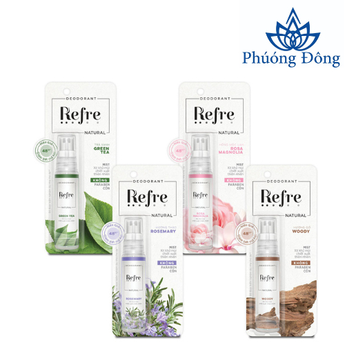 Xịt Khử Mùi Refre Natural 30ml