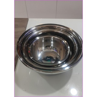 Thau trộn / thố trộn / âu inox cao cấp đủ size