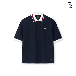 Áo polo cổ viền nam nữ SSSTUTTER thun cá sấu dáng loose thoái mái thêu logo OLD MONEY POLO