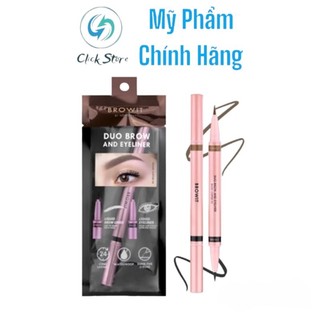 Kẻ mắt và mày browit 2 in 1 duo brow and eyeliner