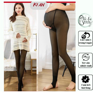 Quần Tất bầu 3D 6S Ki An đánh lừa thị giác hàng QC dày vừa☘️Quần bầu tất cao cấp co giãn chất siêu đẹp☘️dầy dặn mềm mịn