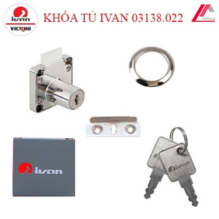 Khóa cửa cánh tủ vuông IVAN
