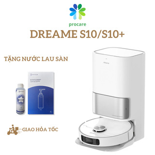 Robot Hút Bụi Lau Nhà Dreame S10, tự đổ rác, tự giặt giẻ sấy khô - Bản nội địa - Hàng chính hãng - Bảo Hành 24 Tháng
