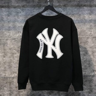 Sweater Newera Nỉ Lót Bông Logo trước sau Thêu Unisex nam/nữ