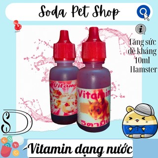Vitamin Dạng Nước 10ml Cho Hamster