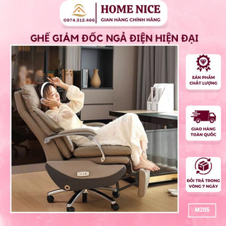 Ghế giám đốc hiện đại ngả điện thông minh Ghế văn phòng lưng tựa ghế xoay văn phòng có thể ngồi ngả lưng M205