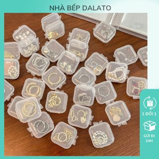 Hộp nhựa đựng trang sức, hộp đựng phụ kiện, hộp đựng trang sức nhựa mini đồ nhà bếp dalato