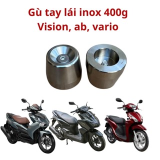 Gù tay lái chống rung tiện lòng lắp xe air blade,vaio 150-160cc ,vision 21,kiểu SH 2020,350i inox 304