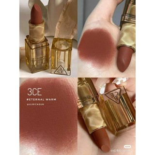 son mịn lì 3CE Eternal Warm đỏ nâu đất