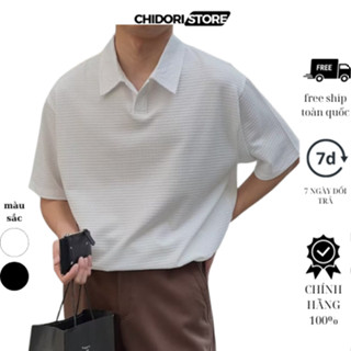 Áo Thun Polo Trơn Tay Ngắn From Rộng Nam Và Nữ Basic Phong Cách Unisex Trẻ Trung Lịch Lãm Chất Liệu Vải Thum Tổ Ong