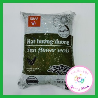 Bán sỉ 1 kg hạt hướng dương đen rang sẵn, hướng dương truyền thống giòn bùi thơm ngon, đồ ăn vặt tết hot nhất