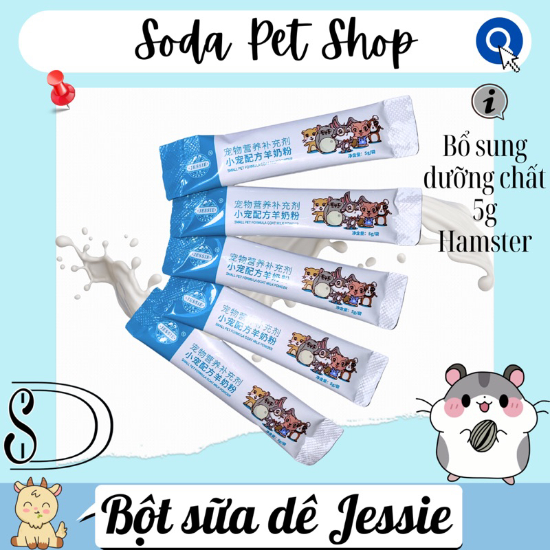 Bột Sữa Dê Jessie 5g Cho Hamster