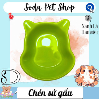 Chén Sứ Gấu Cho Hamster