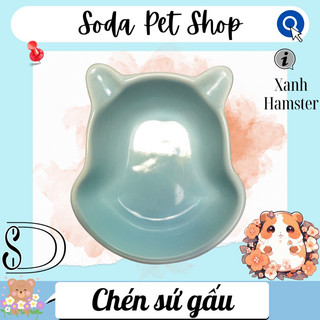Chén Sứ Gấu Cho Hamster