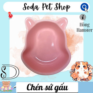 Chén Sứ Gấu Cho Hamster