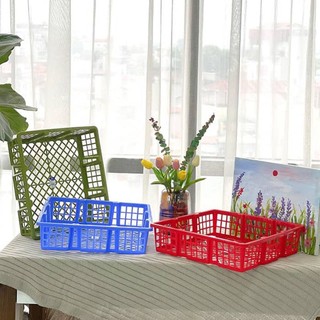Rổ vuông đựng trái cây, hoa quả, đựng đồ đa năng 4075 Song Long