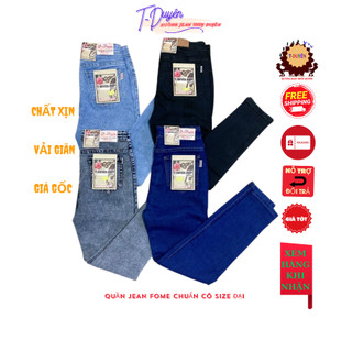 quần jean nữ lưng cao ĐAI TRƠN fome ôm chất siêu giãn siêu đẹp, quần bò nữ thời trang ( HÌNH THẬT )