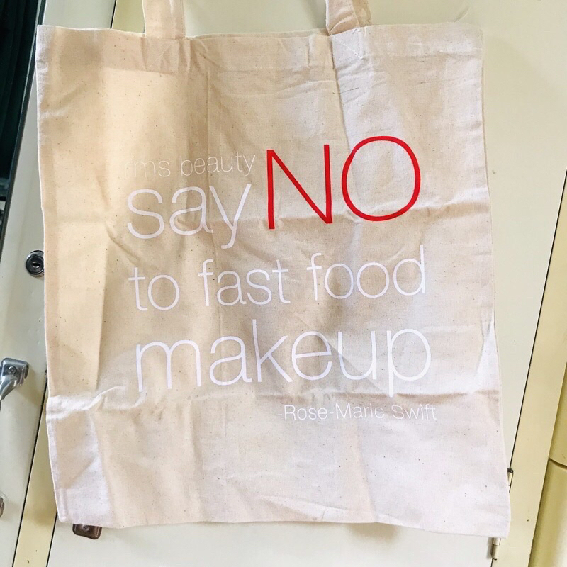 Túi tote RMS Beauty Say NO to fast food Make up Rose-Marie Swift