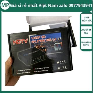 Bộ chia hdmi 4k khuếch đại tín hiệu công suất 3d tách hdcp 1080p 1 vào 2 ra✔ bộ chia hdmi 1 ra 2 – hdmi splitter -dc887