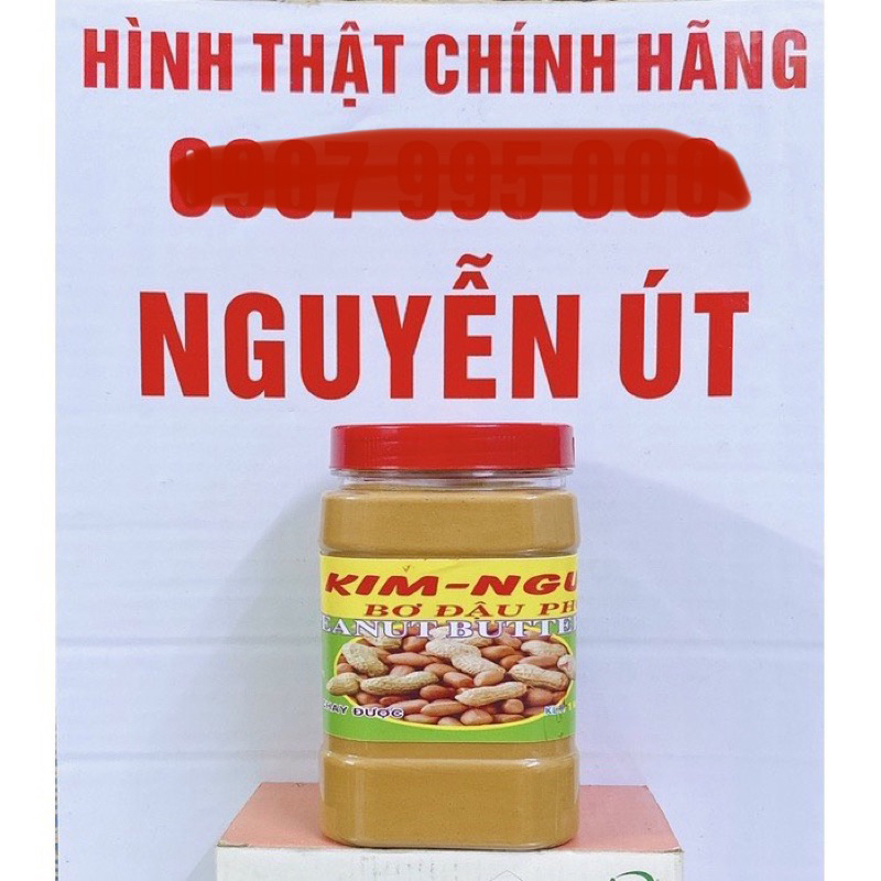 Bơ đậu phộng kim nguyên hủ 1kg