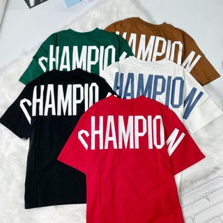 Áo thun Champion Big Logo Heritage chữ in mặt sau PhongShopUnisex