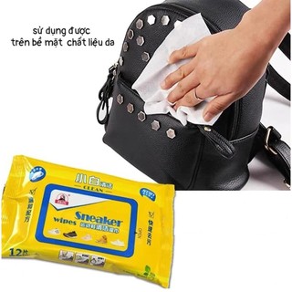 Khăn giấy lau giày Sneaker (30 khăn/bịch), lau sạch hiệu quả
