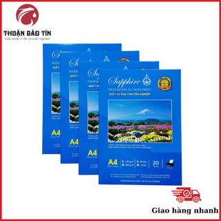 Giấy in ảnh sapphire rc a4 230gsm bóng