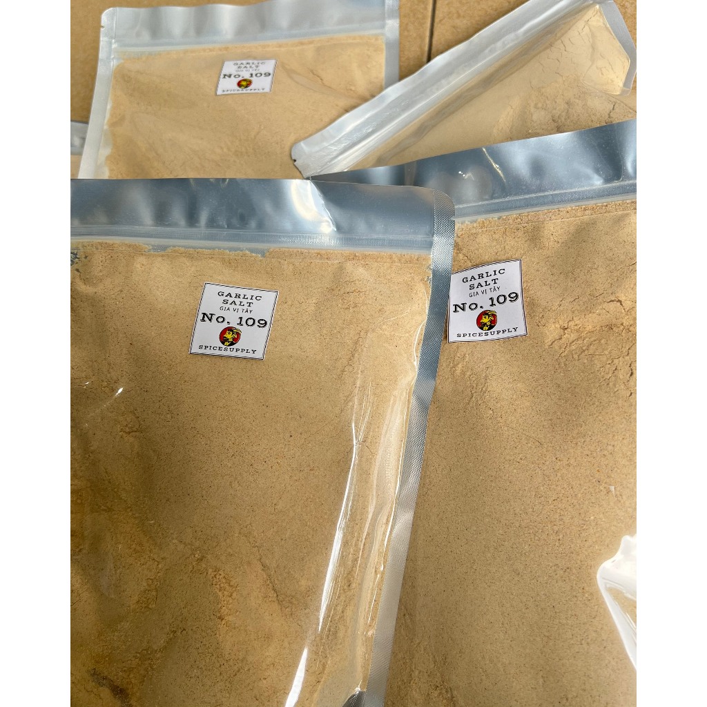 500g Garlic Salt - Muối Tỏi Gia Vị healthy Hũ 110g 500g